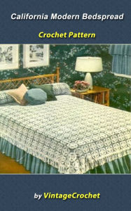 Title: California Modern Bedspread Vintage Crochet Pattern, Author: Vintage Crochet