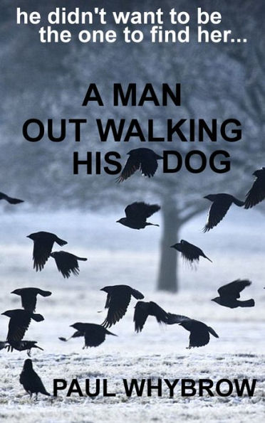 A Man Out Walking His Dog