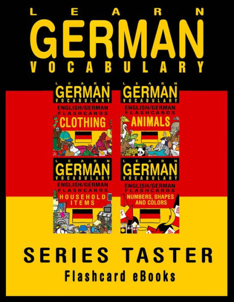 Learn German Vocabulary: Series Taster - English/German Flashcards