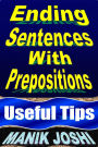 Ending Sentences with Prepositions: Useful Tips (English Daily Use, #23)