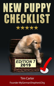 Title: New Puppy Checklist, Author: Tim Carter