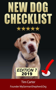 Title: New Dog Checklist, Author: Tim Carter