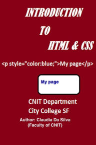 Title: Introduction to HTML & CSS, Author: Claudia Da Silva