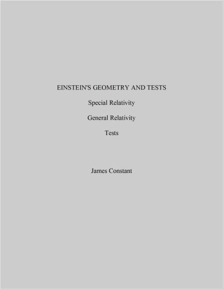 Einstein's Geometry and Tests