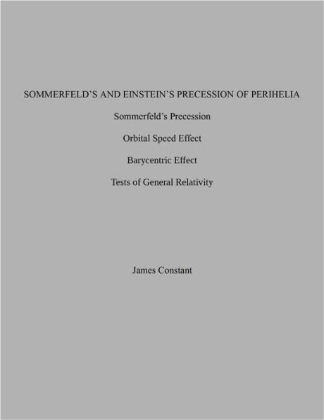 Sommerfeld's and Einstein's Precession of Perihelia