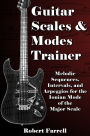 Guitar Scales and Modes Trainer: Melodic Sequences, Intervals, and Arpeggios for the Ionian Mode of the Major Scale