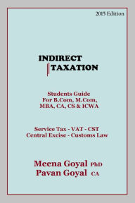 Title: Indirect Taxation, Author: Pavan Goyal