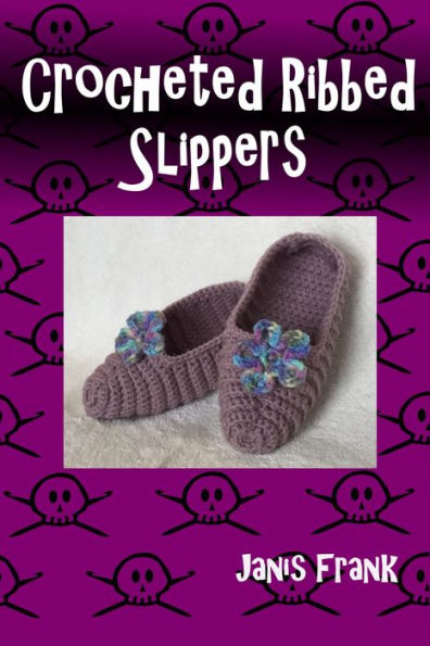 Crocheted Ribbed Slippers