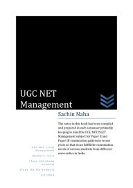 Title: Ugc Net / Slet Management, Author: Sachin Naha