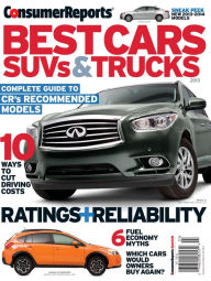 Title: Consumer Reports' Best Cars, SUVs, and Trucks 2013, Author: Consumer Reports