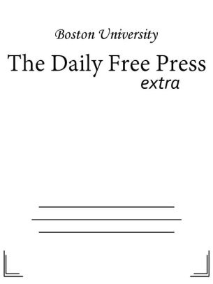 The Daily Free Press By Boston University 2940146844428 Nook