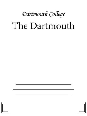 The Dartmouth By Dartmouth College 2940146844459 Nook