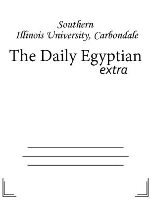 The Daily Egyptian By Southern Illinois University 2940146845029