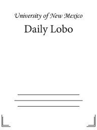 Title: Daily Lobo, Author: University of New Mexico