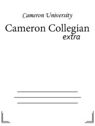 Title: Cameron Collegian, Author: Cameron University