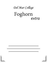 Title: Foghorn, Author: Del Mar College