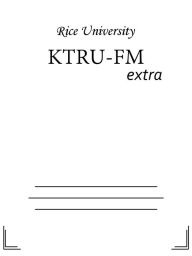 Title: KTRU-FM, Author: Rice University