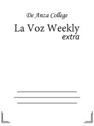 Title: La Voz Weekly, Author: De Anza College