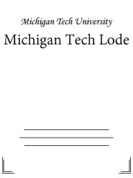 Title: Michigan Tech Lode, Author: Michigan Tech University