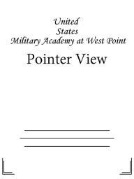 Title: Pointer View, Author: United States Military Academy at West Point