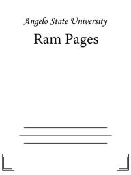 Title: Ram Pages, Author: Delaware Valley College