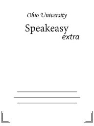 Title: Speakeasy, Author: Ohio University