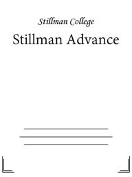 Title: Stillman Advance, Author: Stillman College