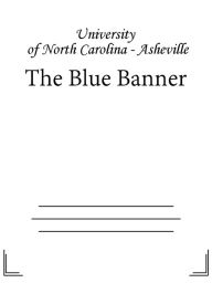 Title: The Blue Banner, Author: University of North Carolina-Asheville