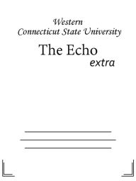 Title: The Echo, Author: Western Connecticut State University