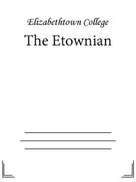 Title: The Etownian, Author: Elizabethtown College