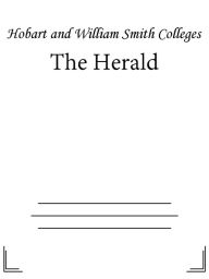 Title: The Herald, Author: Hobart and William Smith Colleges