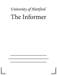 Title: The Informer, Author: University of Hartford