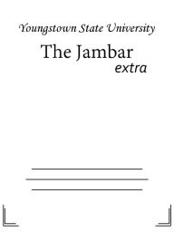 Title: The Jambar, Author: Youngstown State University