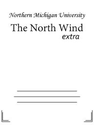 Title: The North Wind, Author: Northern Michigan University