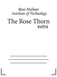 Title: The Rose Thorn, Author: Rose-Hulman Institute of Technology