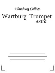 Title: Wartburg Trumpet, Author: Wartburg College