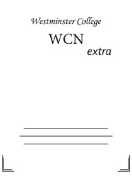 Title: WCN (WestminsterCollege Network), Author: Westminster College