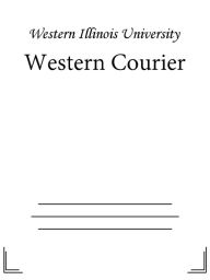 Title: Western Courier, Author: Western Illinois University