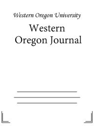 Title: Western Oregon Journal, Author: Western Oregon University