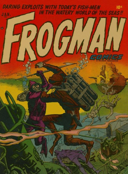 Frogman Number 7 War Comic Book