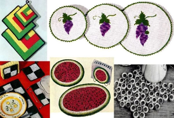 Crochet Patterns for Hot Plates and Place Mats