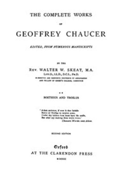 Chaucer's Works, Volume 2 (of 7) (Illustrated)