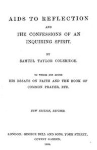 Title: Aids to Reflection, Author: Samuel Taylor Coleridge