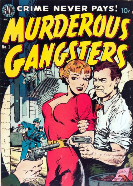 Murderous Gangsters Number 1 Crime Comic Book