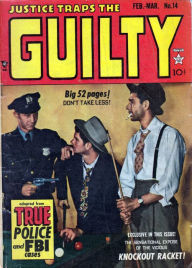 Title: Justice Traps the Guilty Number 14 Crime Comic Book, Author: Lou Diamond