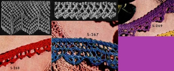 Vintage Edging Patterns to Knit