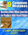 9 Common Mistakes Resellers Make When Sourcing for Products with Resell Rights