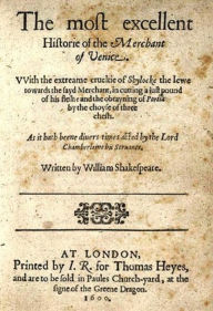 Title: The Merchant of Venice, Author: William Shakespeare