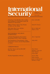 Title: International Security 38:1 (Summer 2013), Author: Keren Yarhi-Milo