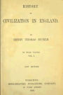 History of Civilization in England, Vol. 1 of 3